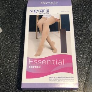 SIGVARIS women's essential cotton compression socks, 20 to 30 mmHg